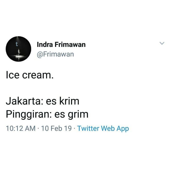 Cuitan Lucu Warga Twitter Tentang Perbedaan Bahasa Orang Jakarta Sama Pinggiran Jakarta Ini Bikin Ngakak